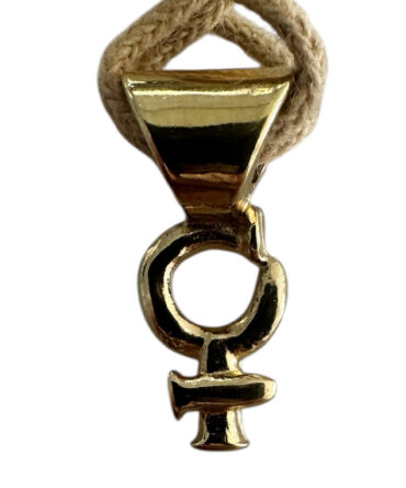 UNO DE 50 CHARM MUJER DORADO